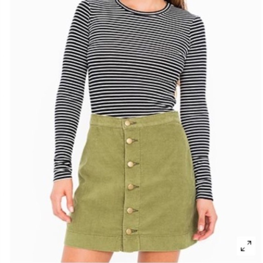 🥝 American Apparel Button Skirt - Picture 9 of 10